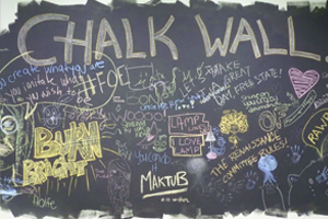 chalk wall