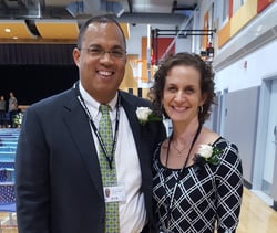 Greg Baldwin and Meredith Gavrin of New Haven Academy.