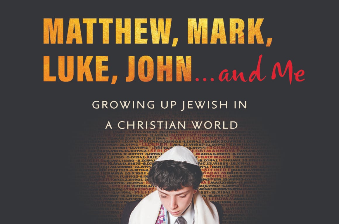 A portion of Matthew, Mark, Luke, John...and Me: Growing Up Jewish in a Christian World (Bauhan Publishing, 2020).