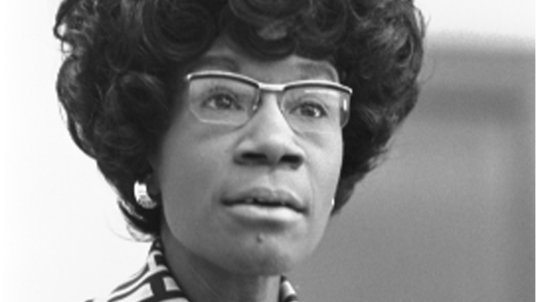Shirley Chisholm, the first African American Congresswoman